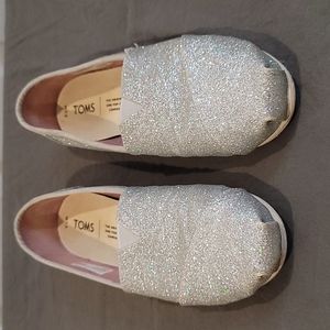 Toms glitter slip-ons